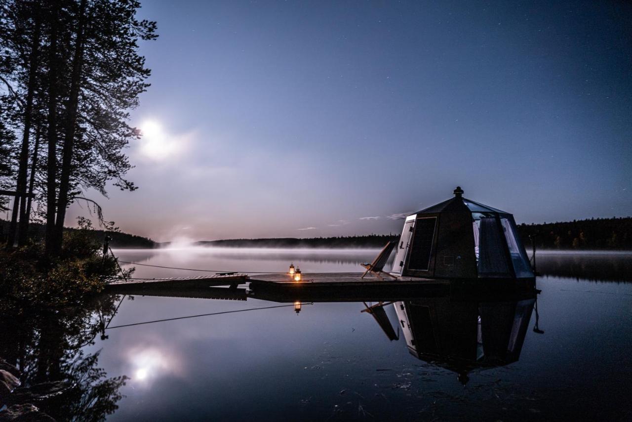 Aurora Igloo With Private Hot Tub By Invisible Forest Lodge Rovaniemi Eksteriør billede